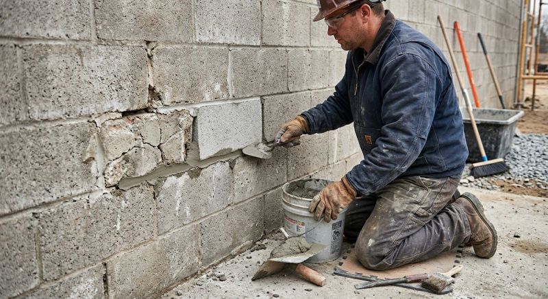 Block Wall Repair in Cornelia, GA