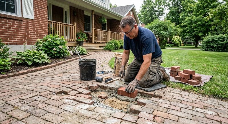 Brick Flatwork Repair in Cleveland, GA