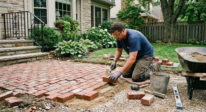 Brick Flatwork Repair in Cumming, GA