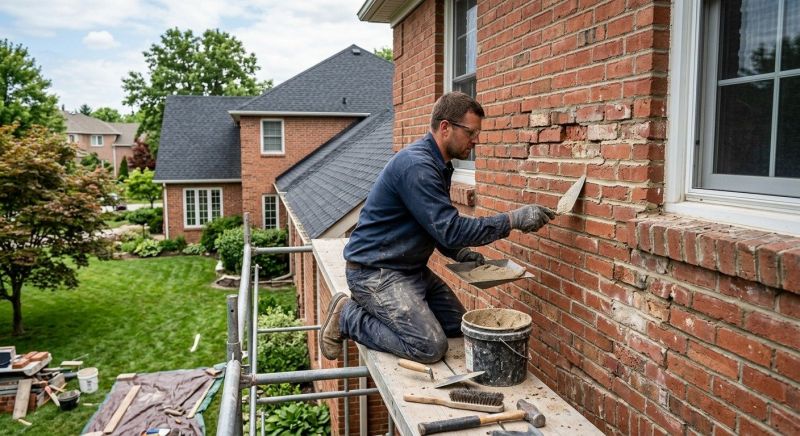 Brick Flatwork Repair in Hoschton, GA