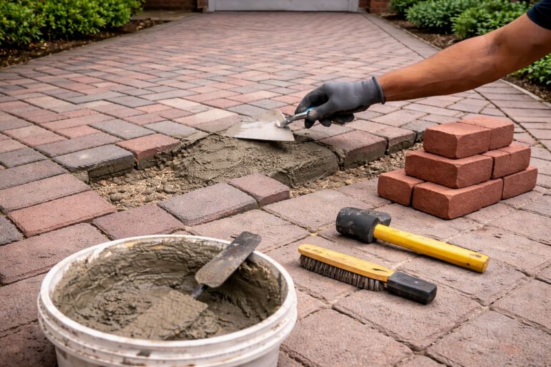 Brick Flatwork Repair in Oakwood, GA