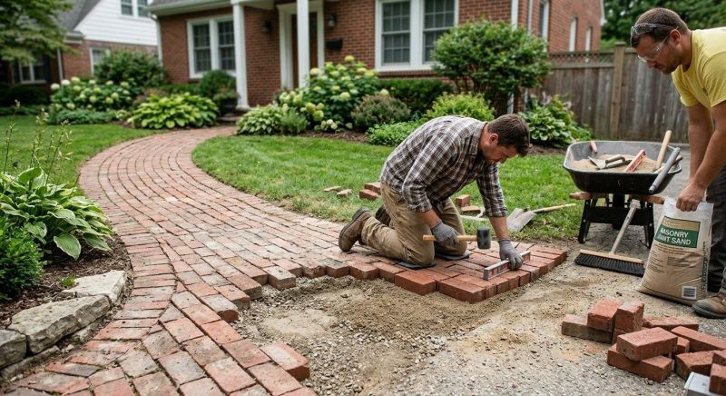 Brick Pathway Repair in Gainesville, GA