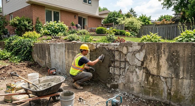 Retaining Wall Repair in Auburn, GA