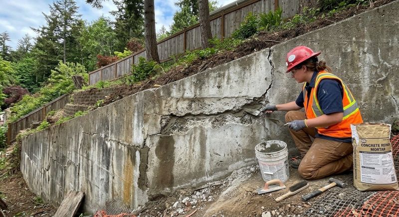 Retaining Wall Repair in Dahlonega, GA