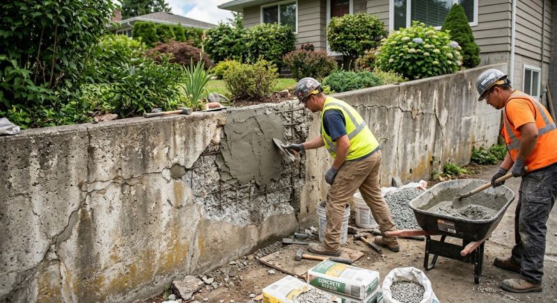 Retaining Wall Repair in Flowery Branch, GA