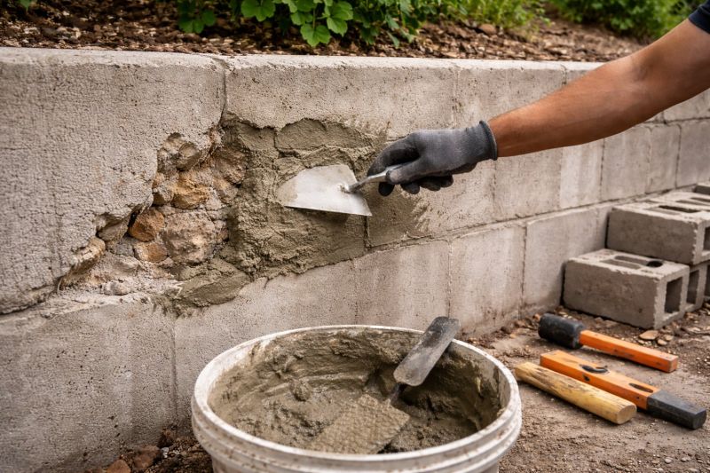 Retaining Wall Repair in Forsyth County, GA