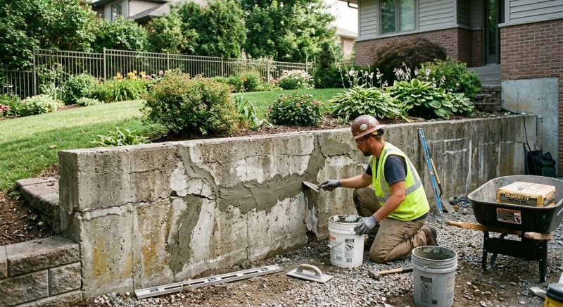 Retaining Wall Repair in Lula, GA