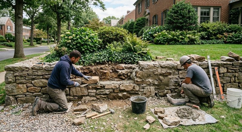 Retaining Wall Repair in Suwanee, GA