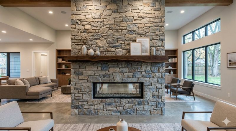 Stone Chimney Installation in Gainesville, GA