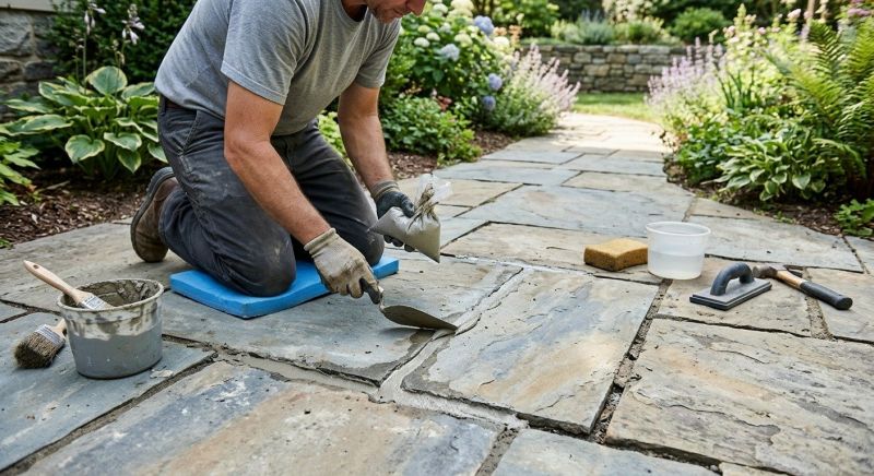 Stone Walkway Repair in Gainesville, GA